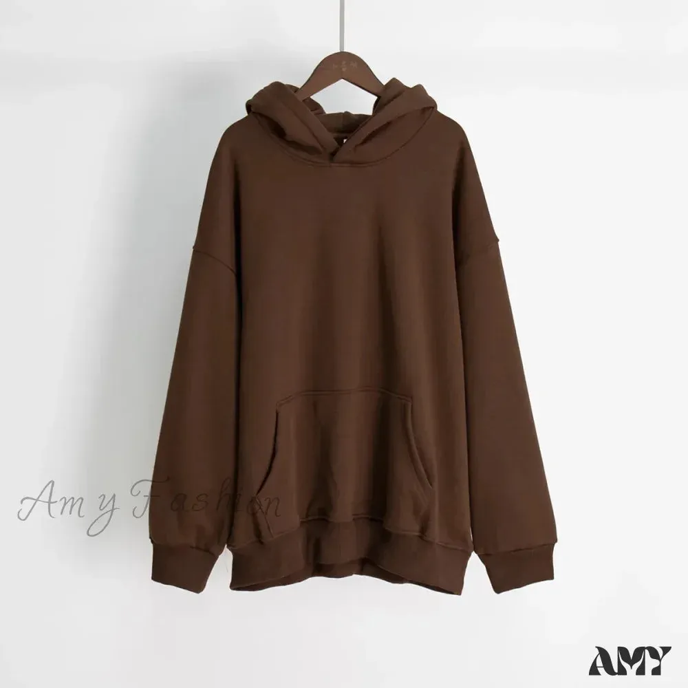 Solid Color Trendy Comfortable Cozy Casual Chic Elegant Hoodies