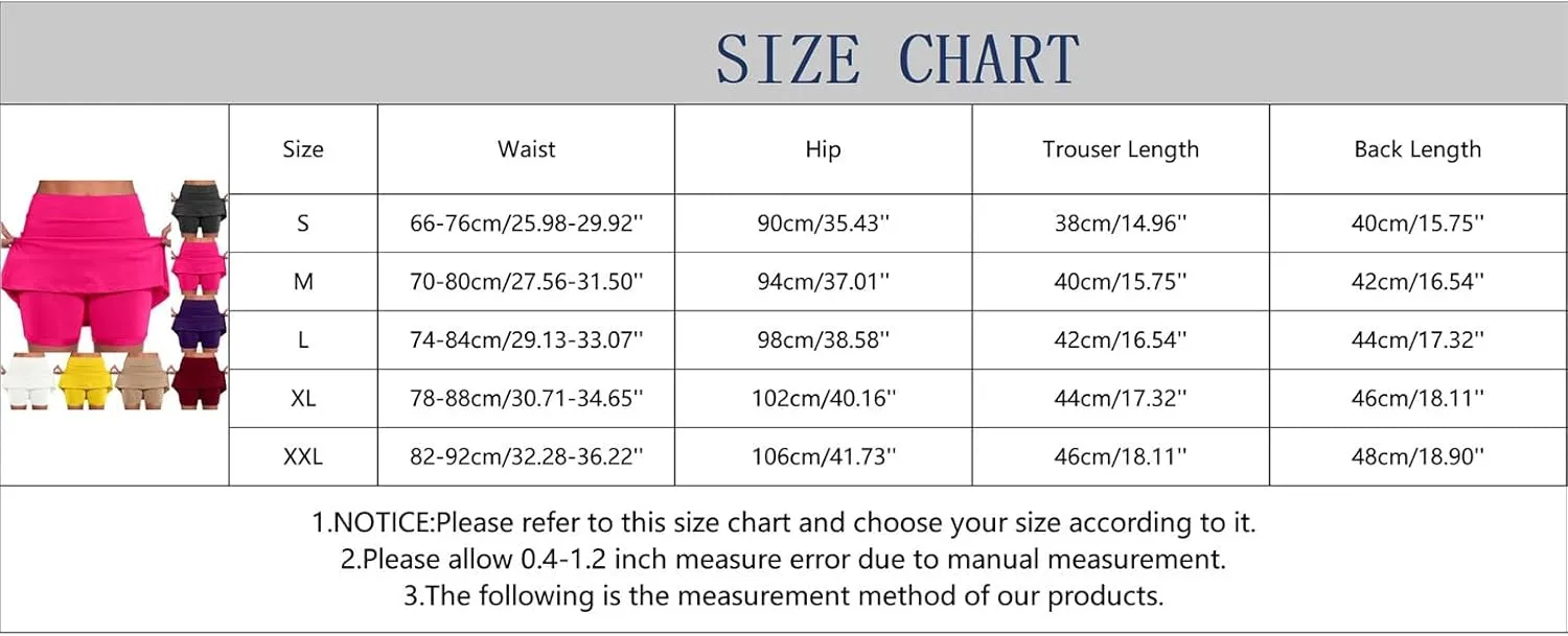 Sport Skirts for Women with Shorts Athletic Golf Skorts Workout Running Skirt Sports Activewear with Shorts Pockets