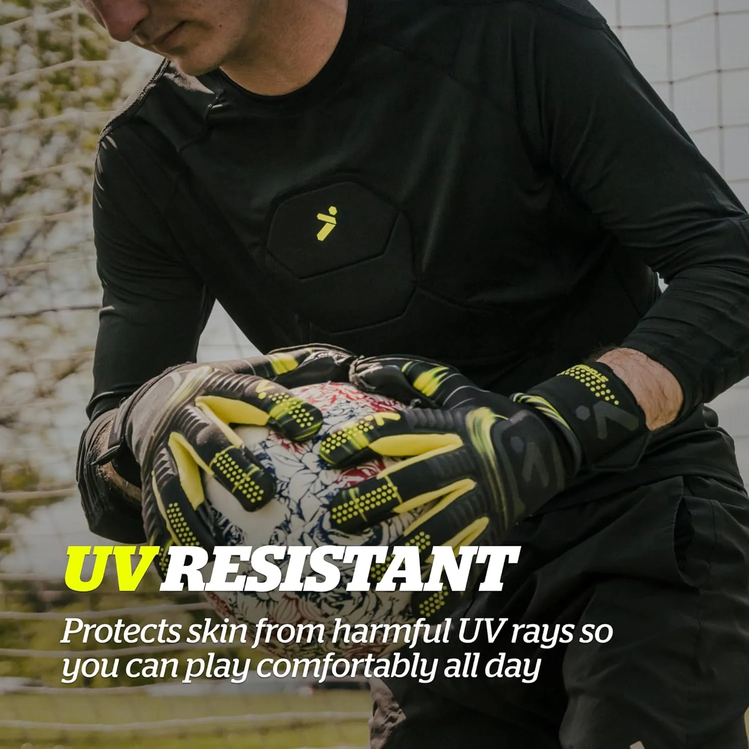 Storelli BodyShield Goalkeeper Undershirt, Compression Shirt, Sports Accessories, Goalie Shirt, Turf Protection, Lightweight