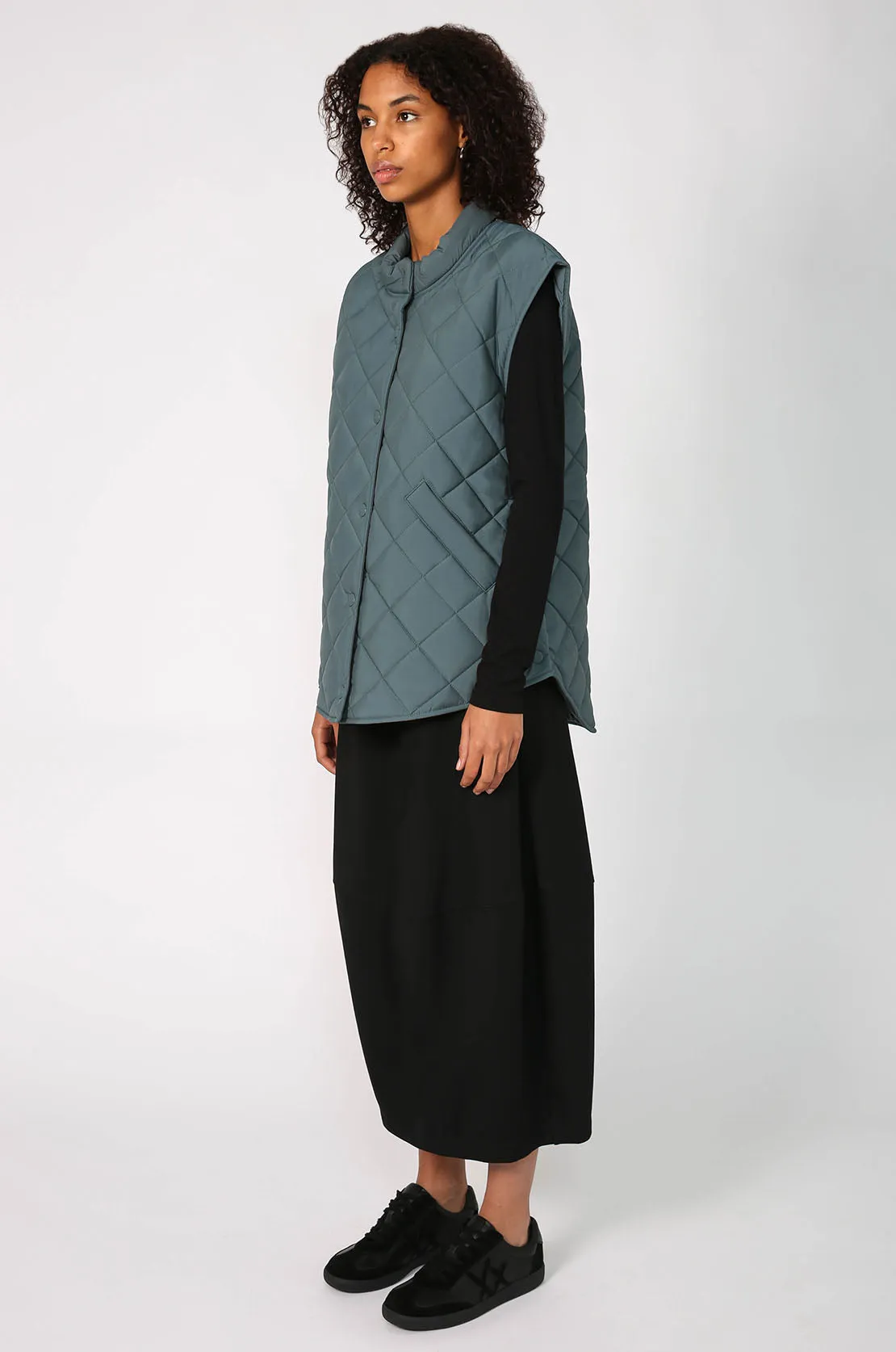 stride vest / teal blue