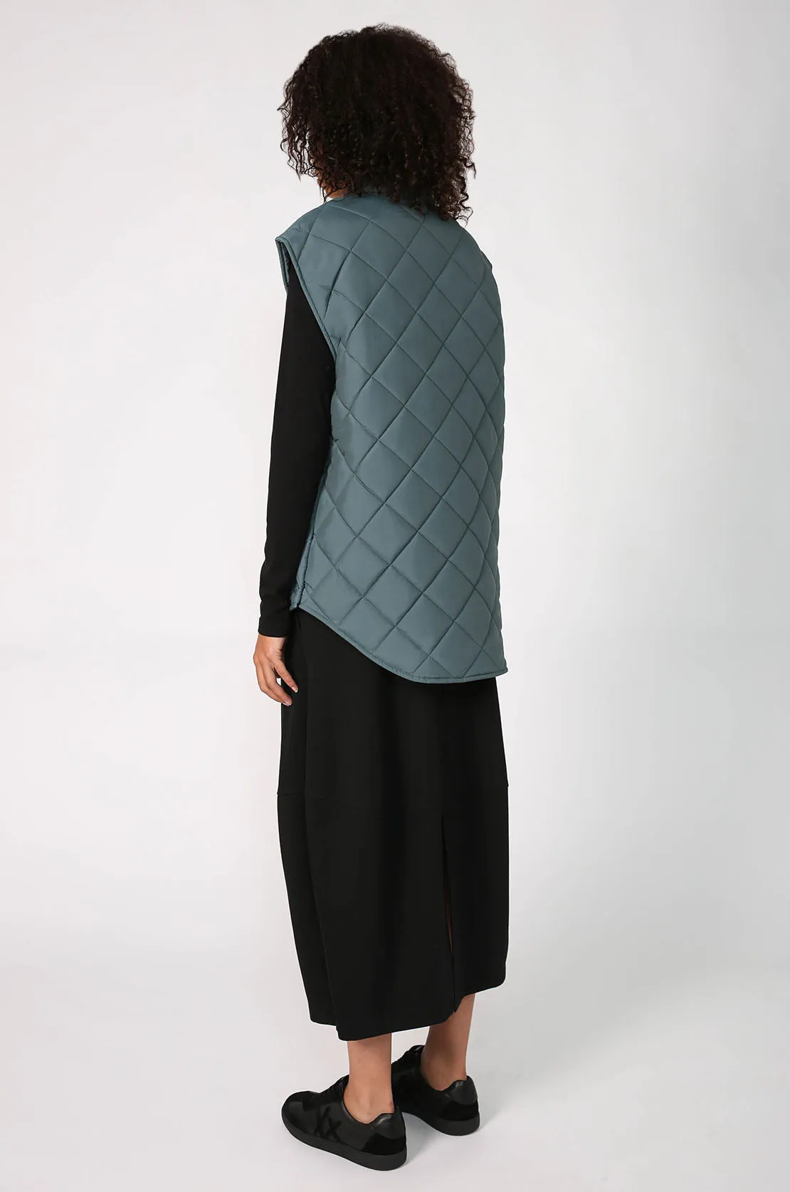 stride vest / teal blue