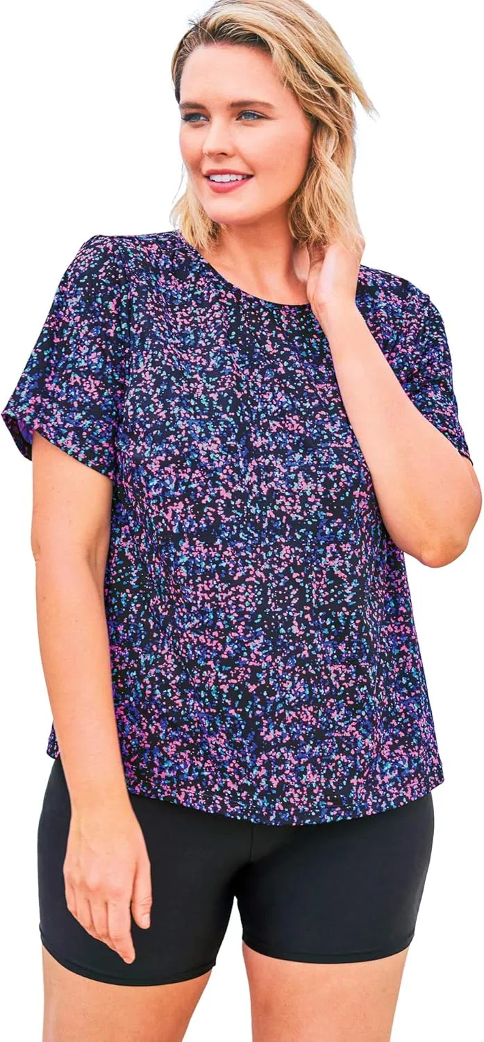 Swim 365 Women's Plus Size The Swim Tee