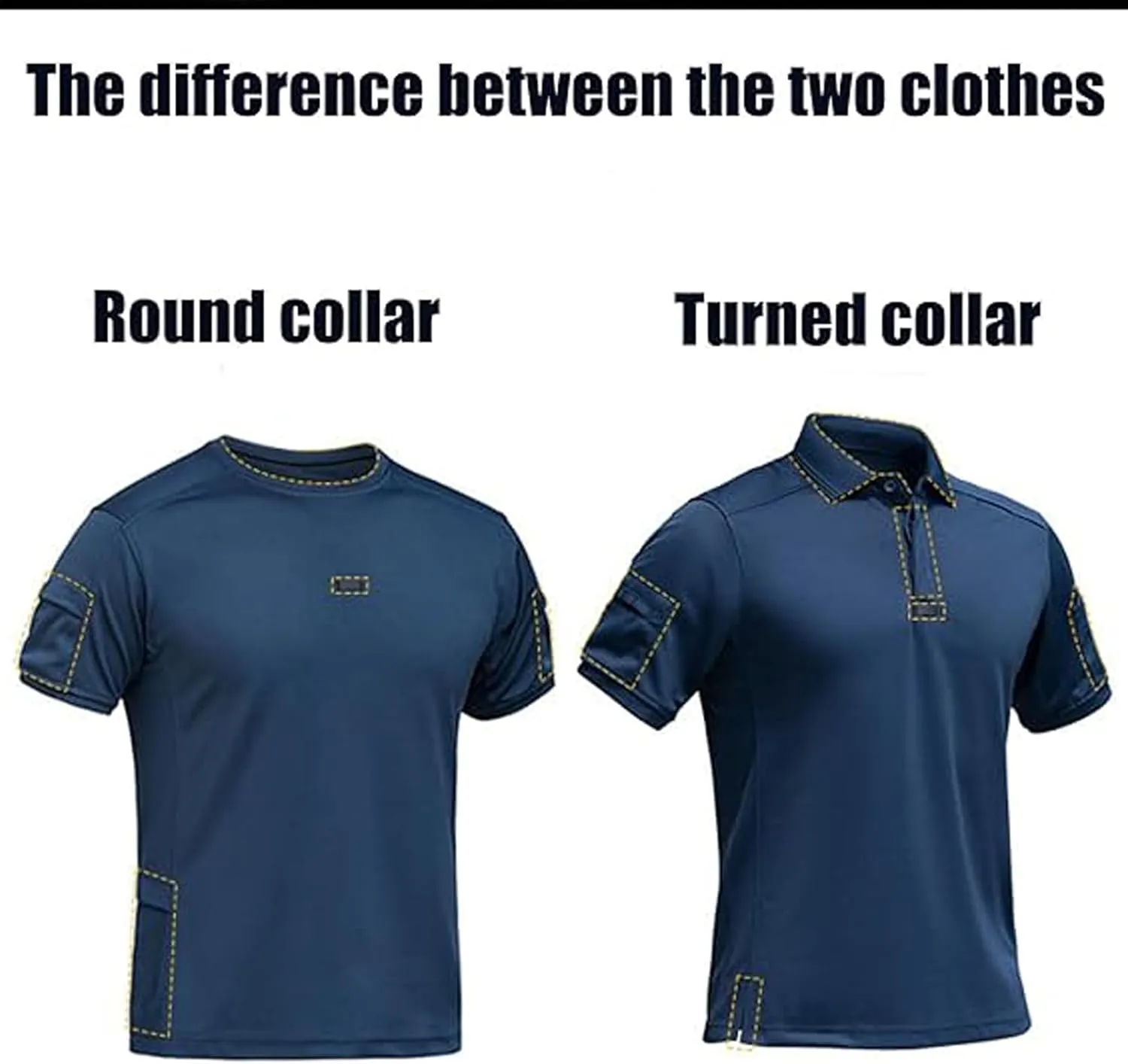 TactiShirt - Outdoor Performance Tactical Shirt, Men's Quick Dry Polo Shirt with Pockets for Tactical Outdoor Hiking