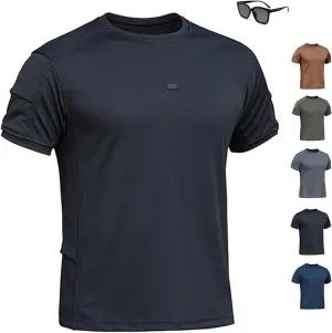 TactiShirt - Outdoor Performance Tactical Shirt, Men's Quick Dry Polo Shirt with Pockets for Tactical Outdoor Hiking