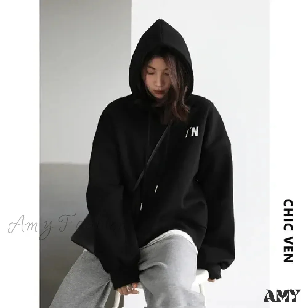 Thick Warm Loose Casual Cozy Comfortable Stylish Trendy Hoodies