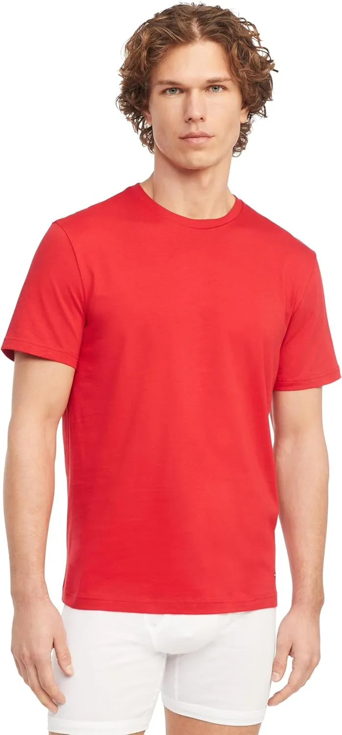 Tommy Hilfiger Men's Cotton Classics 3-Pack Crewneck Undershirts