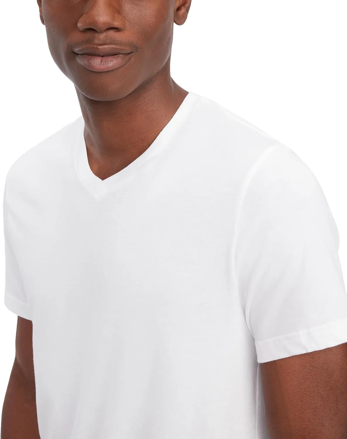 Tommy Hilfiger Men's Cotton Classics V-Neck Undershirts, 3-Pack