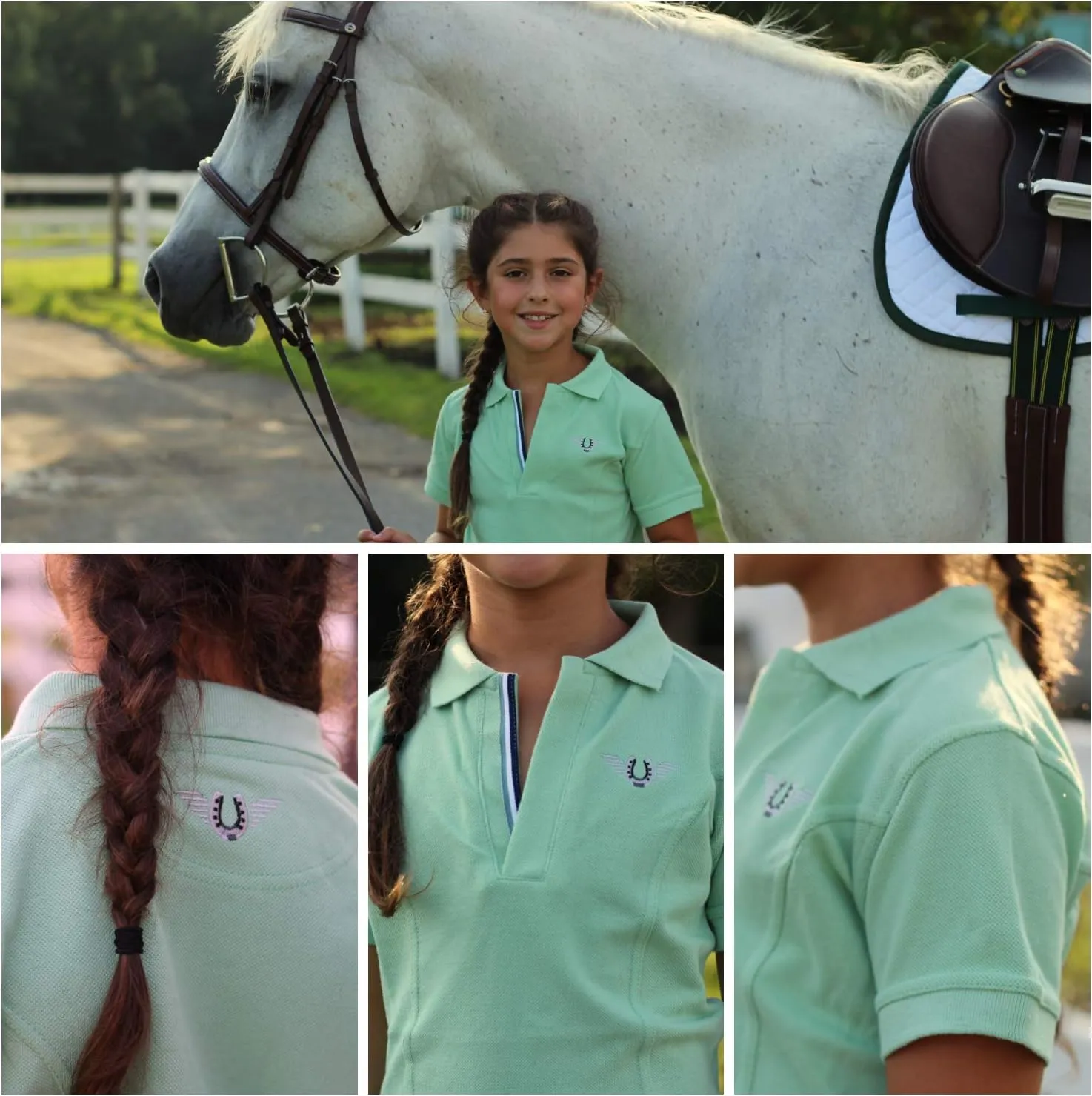TuffRider Girl's Polo Shirt