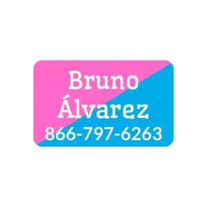 Two-tone Contact Clothing Labels