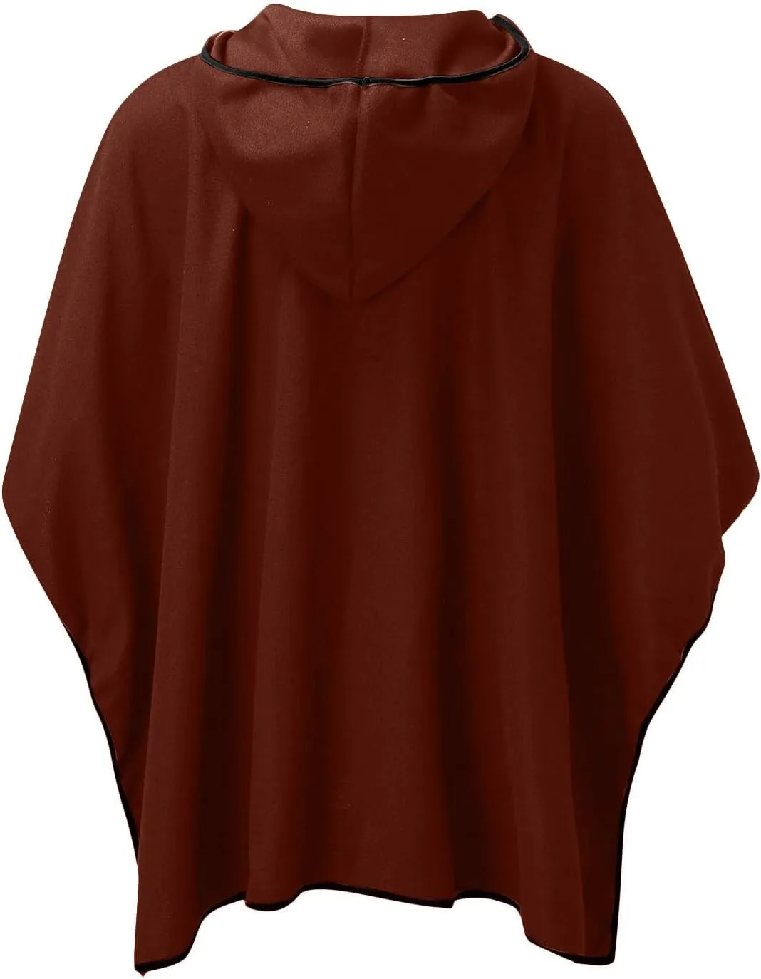 Unisex Casual Hooded Poncho Cape Cloak Fashion Coat Hoodie Pullover Casual Asymmetric Hem Hoodie Sweatshirts