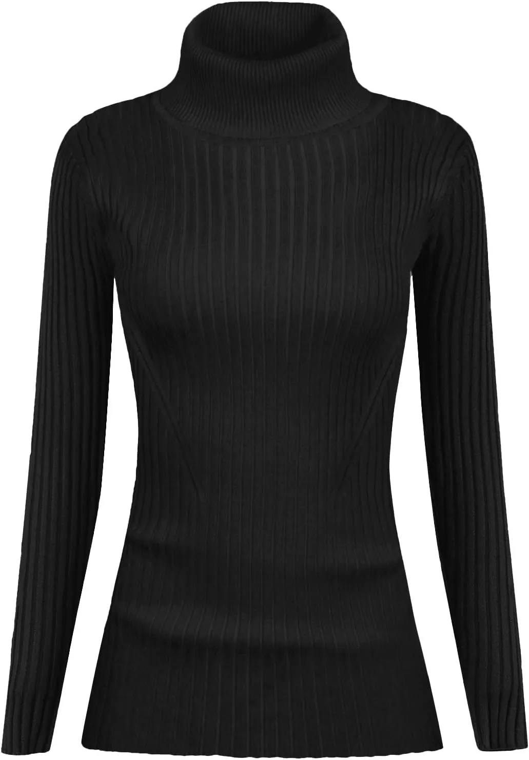 v28 Turtleneck Ribbed Sweaters for Women Cute Sexy Knitted Warm Fitted Sweater