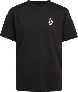 Volcom Boys Swim Shirt - Short Sleeve Rash Guard for Boys UPF 50  Quick Dry Kids Swimwear Sun Protection Shirt for Summer
