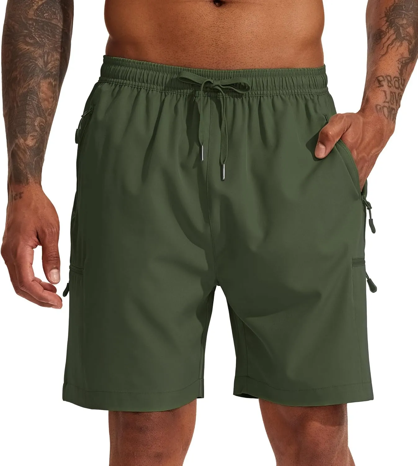 Willit Men's Hiking Cargo Shorts Quick Dry Golf Athletic Shorts 7" Lightweight Summer Shorts with Pockets