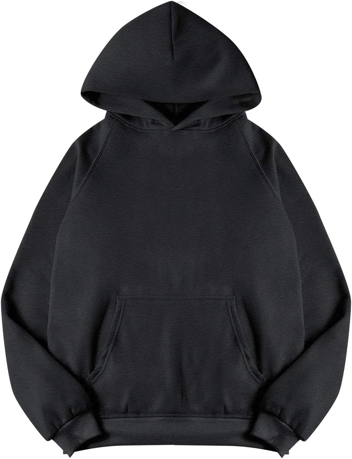 Women Fleece Oversized Hoodie Sweatshirt Long Sleeve Pocket Drop Shoulder Pullovers Top Fall Winter Clothes