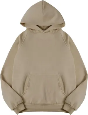 Women Fleece Oversized Hoodie Sweatshirt Long Sleeve Pocket Drop Shoulder Pullovers Top Fall Winter Clothes