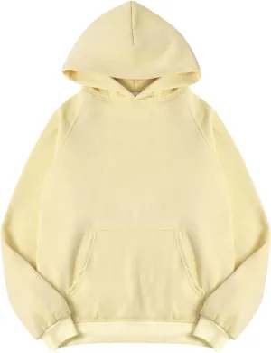Women Fleece Oversized Hoodie Sweatshirt Long Sleeve Pocket Drop Shoulder Pullovers Top Fall Winter Clothes