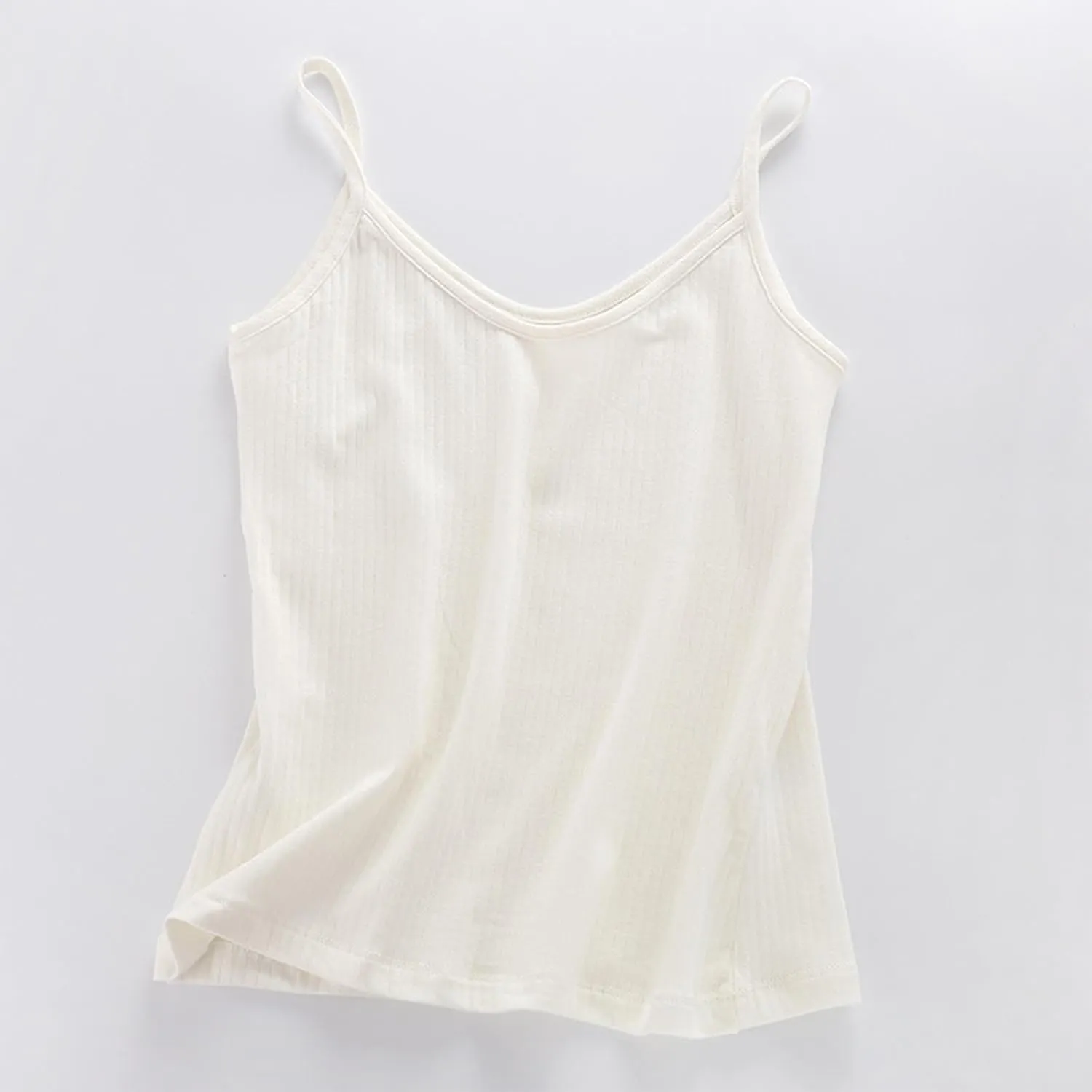 Women's Cotton T-Shirt Plus Size Solid Scoop Neck Sleeveless Camisole Casual Lightweight Breathable Slim Fit Blouse