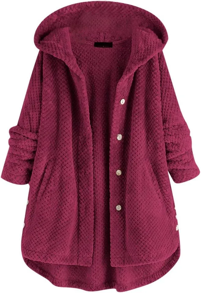 Womens Fashion Fleece Thicken Coat Down Jacket Cotton Jacket Lightweight Down Jacket Quilted Parka Jacket Puffer