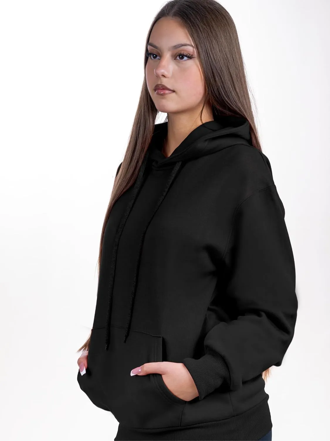 Womens Hoodies Pullover Fleece Sweatshirts Long Sleeve Hoodie With Front Pocket