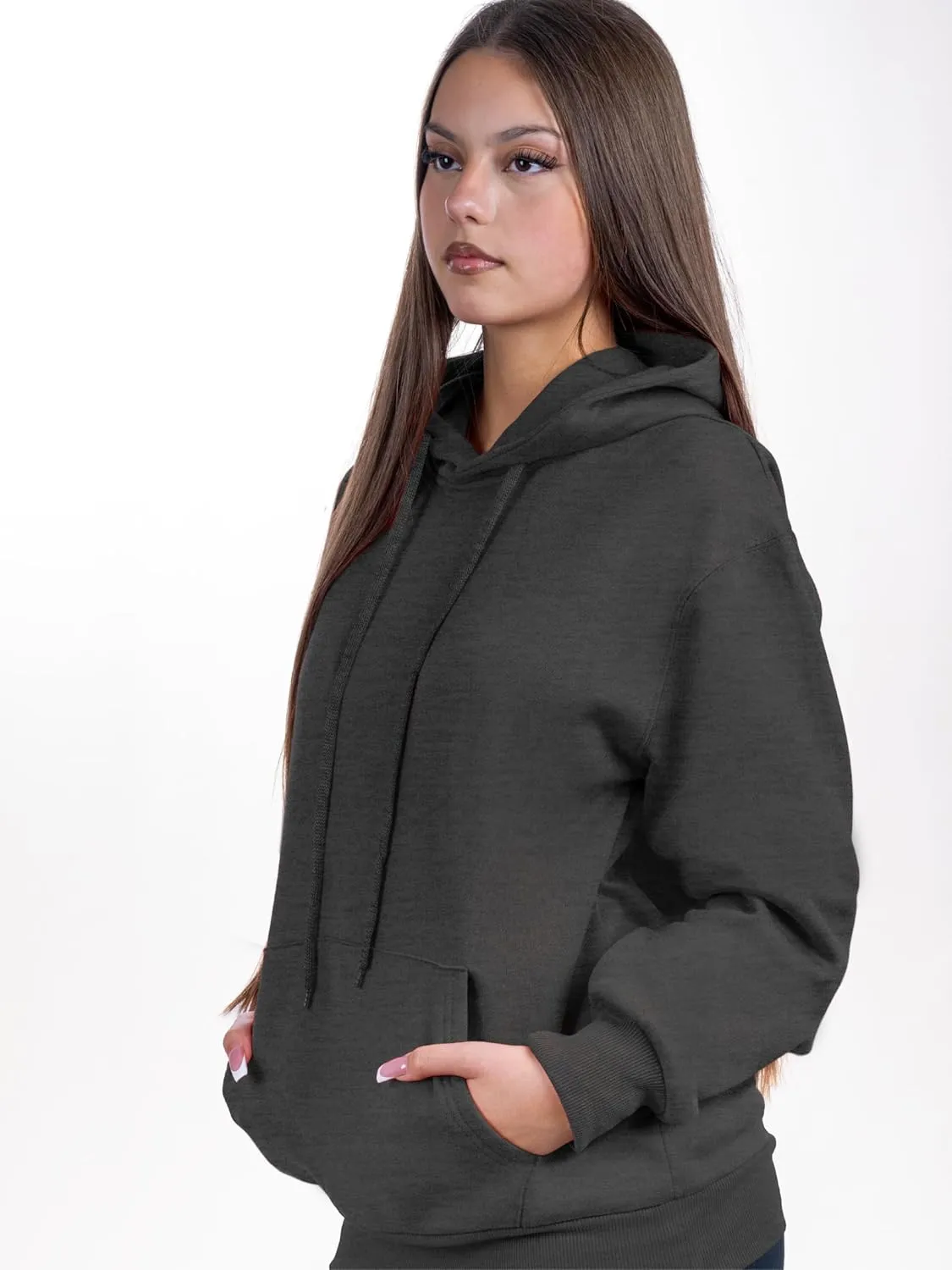 Womens Hoodies Pullover Fleece Sweatshirts Long Sleeve Hoodie With Front Pocket