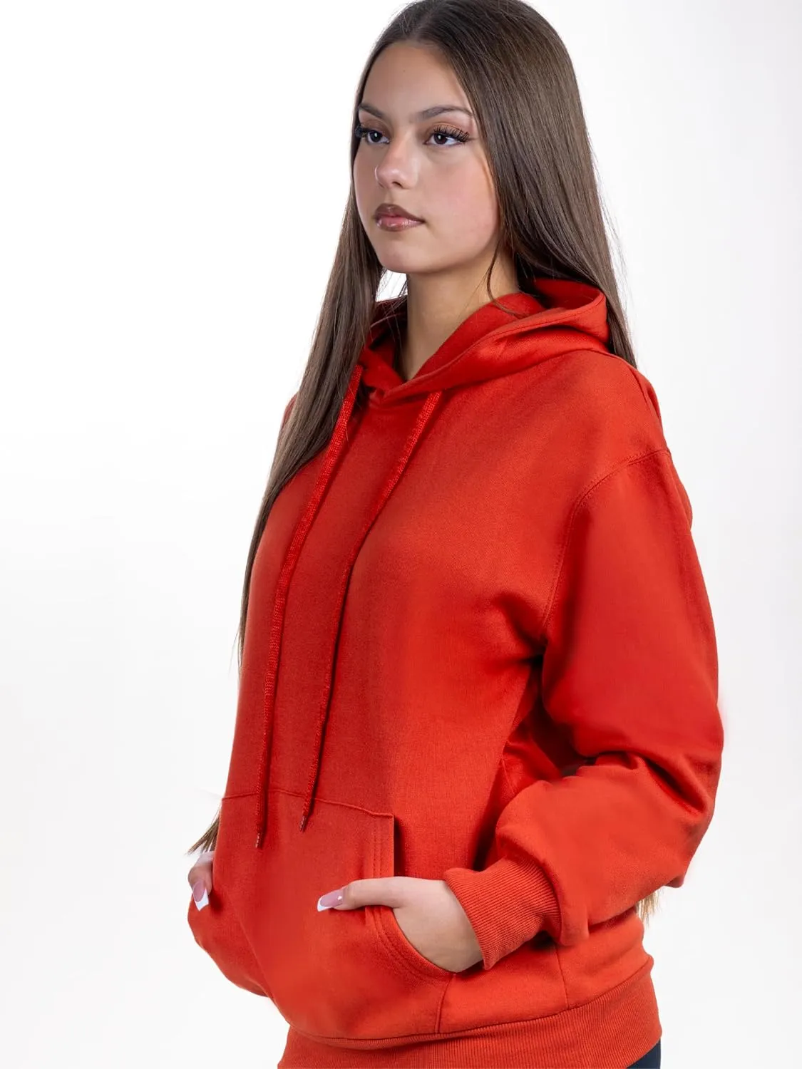 Womens Hoodies Pullover Fleece Sweatshirts Long Sleeve Hoodie With Front Pocket