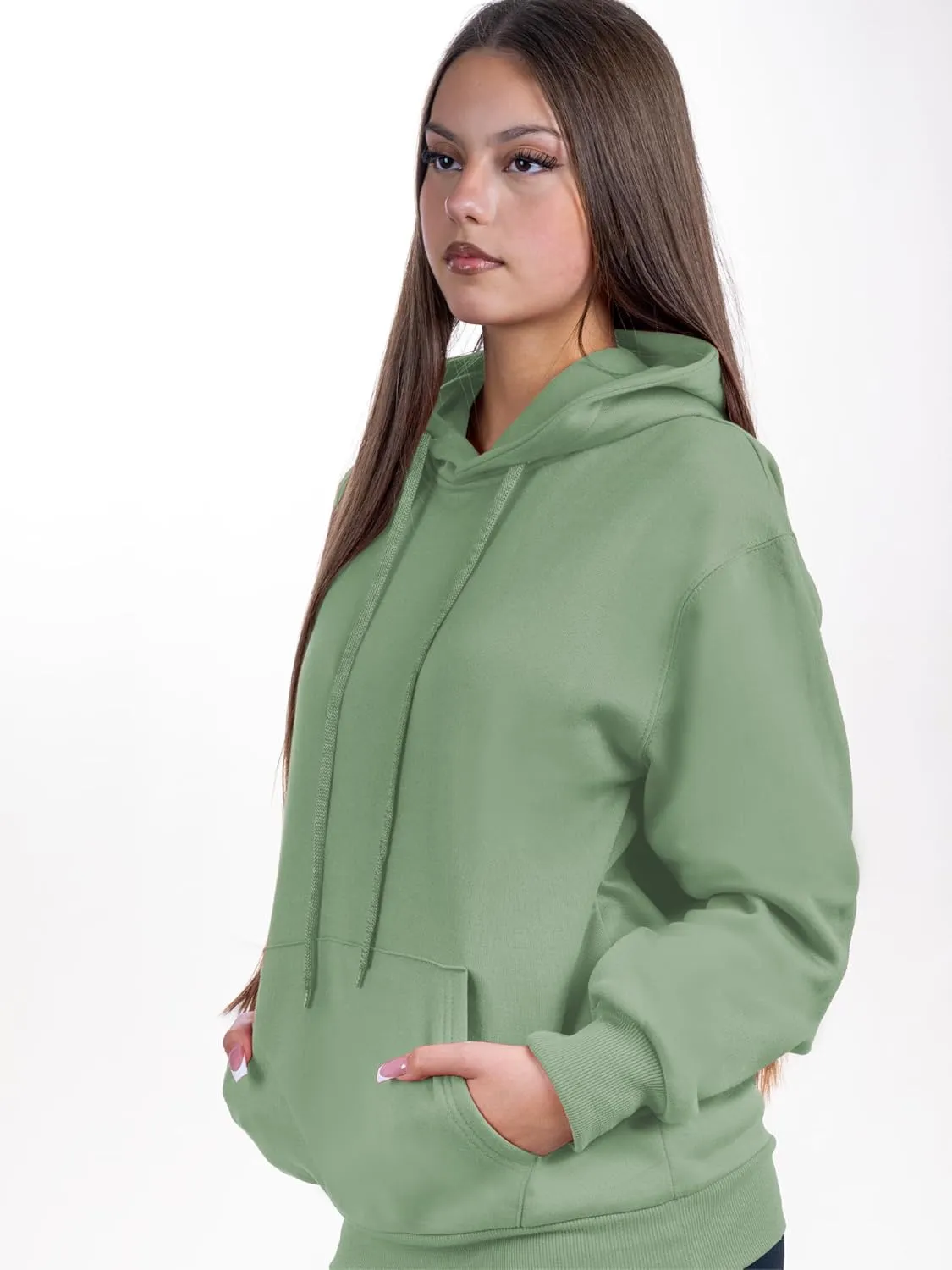 Womens Hoodies Pullover Fleece Sweatshirts Long Sleeve Hoodie With Front Pocket