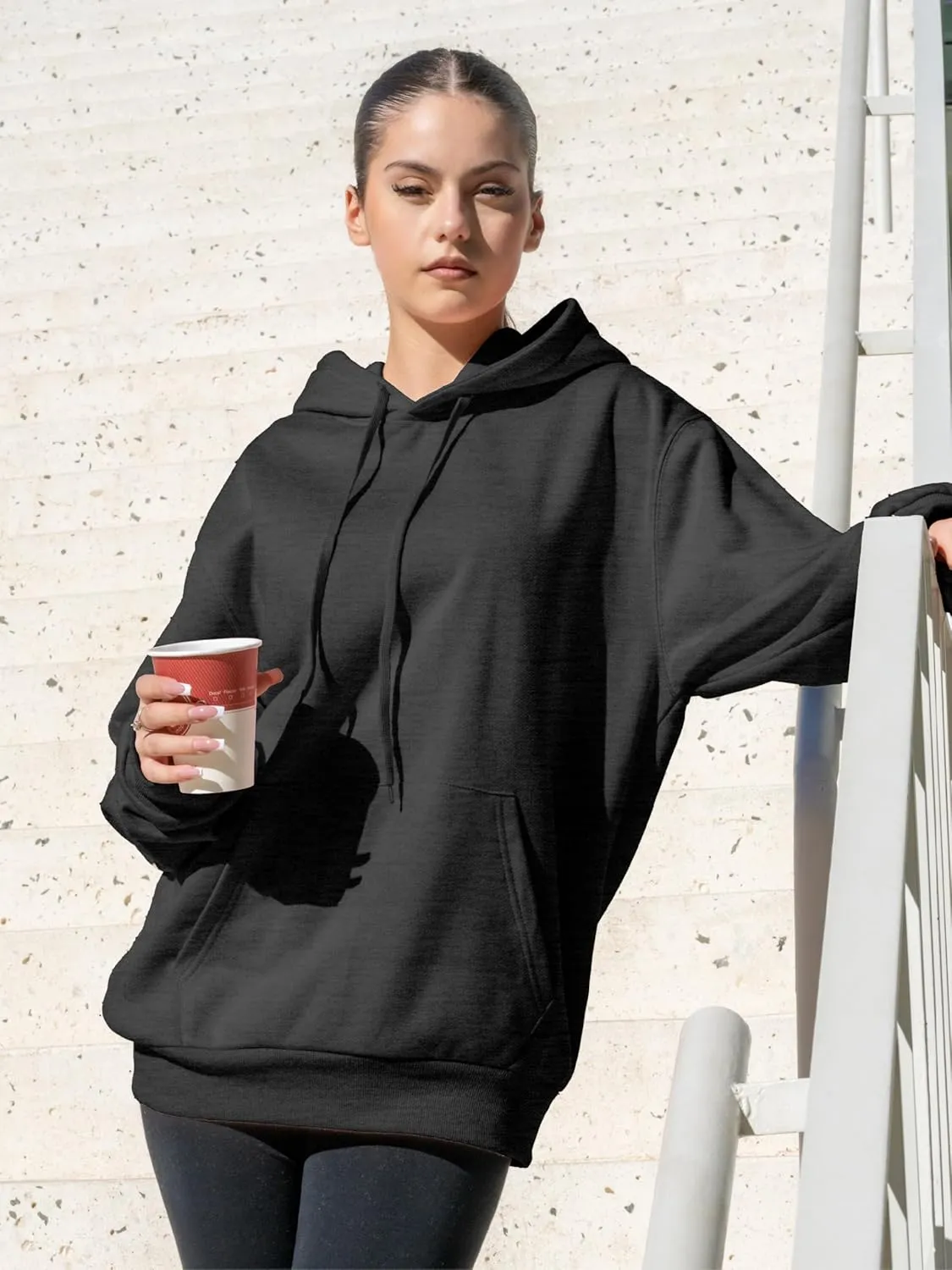 Womens Hoodies Pullover Fleece Sweatshirts Long Sleeve Hoodie With Front Pocket