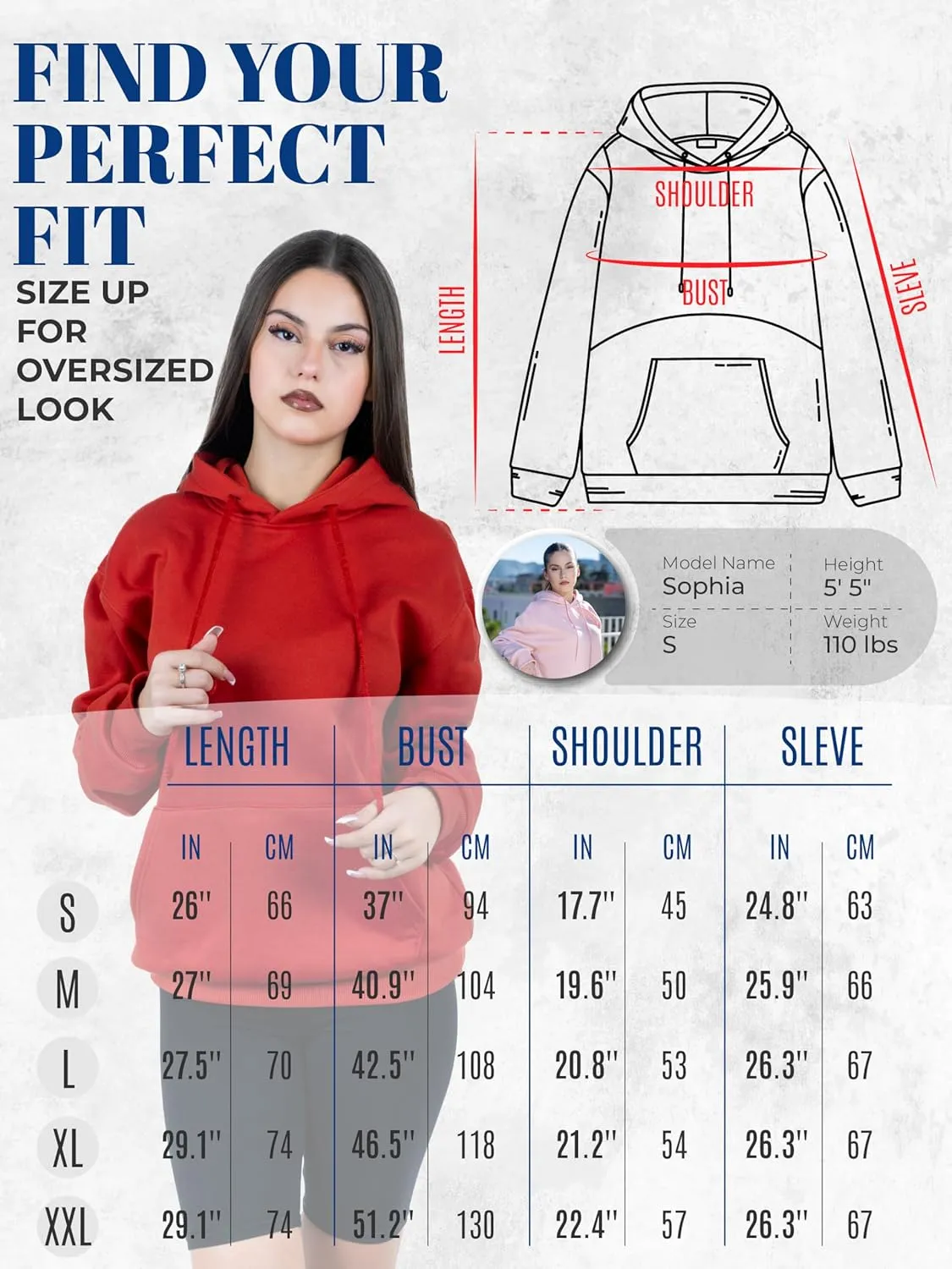 Womens Hoodies Pullover Fleece Sweatshirts Long Sleeve Hoodie With Front Pocket