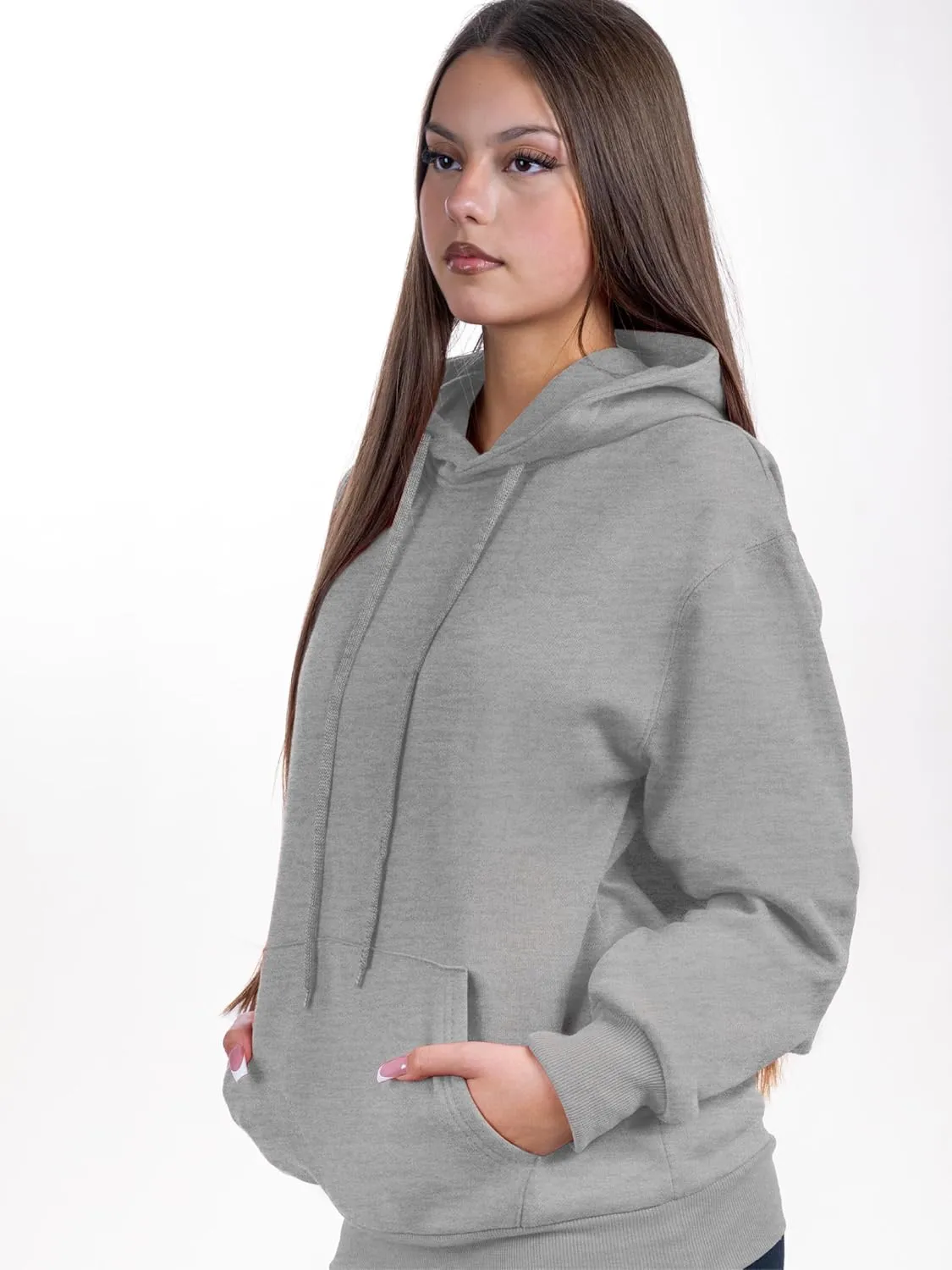 Womens Hoodies Pullover Fleece Sweatshirts Long Sleeve Hoodie With Front Pocket