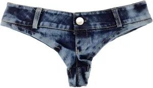 Women's Jean Shorts Sexy Booty Shorts Low Waist Mini Denim Shorts Bikini Shorts Hot Pants