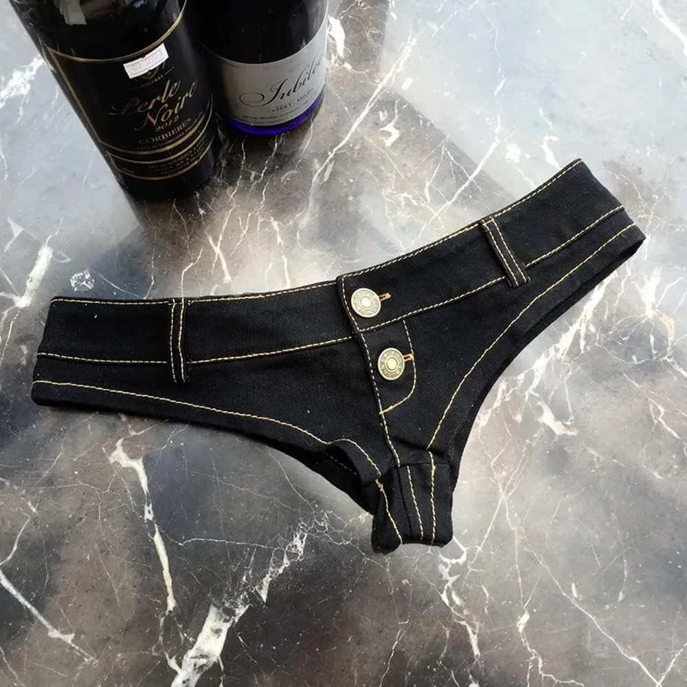 Women's Jean Shorts Sexy Booty Shorts Low Waist Mini Denim Shorts Bikini Shorts Hot Pants