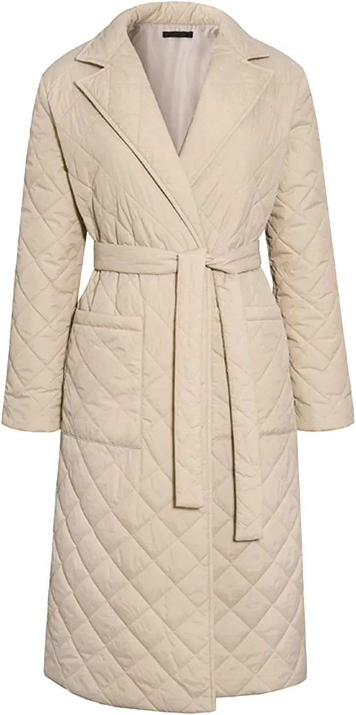 Womens Long Puffer Coat Packable Down Jacket Ultralight Parkas Jacket Maxi Zip Up Winter Hooded Insulated Coat