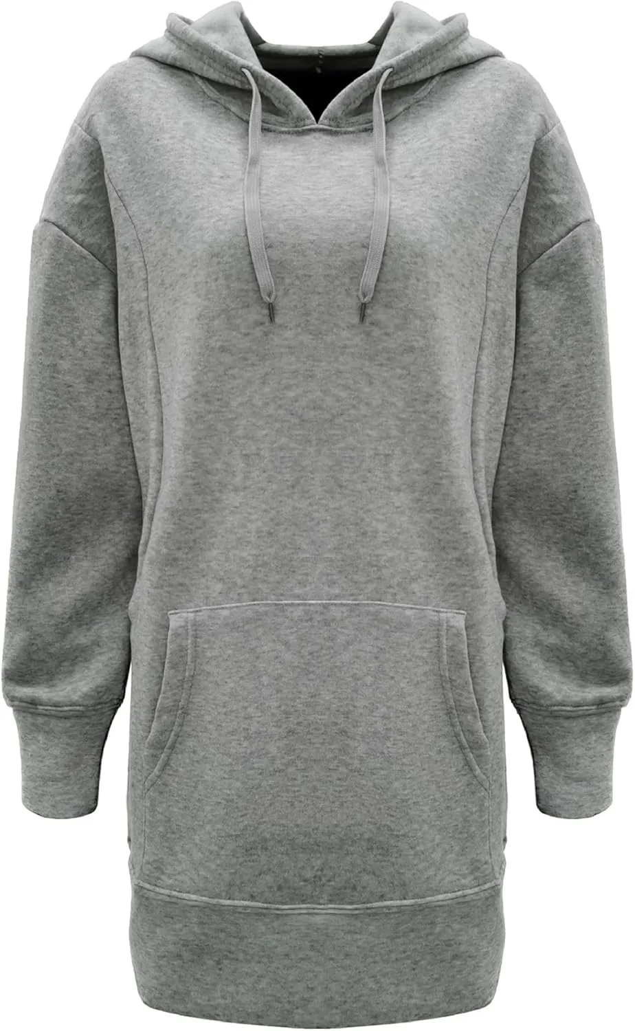 Womens Oversized Hoodies Dress 2024 Fall Casual Loose Long Sleeve Sweatshirt Trendy Hooded Pullover Tops Y2K Clothes