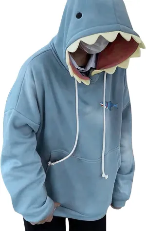 Womens Oversized Hoodies Sweatshirts Cute Cartoon Hooded Pullover Tops Sweaters Casual Comfy Fall Outfit