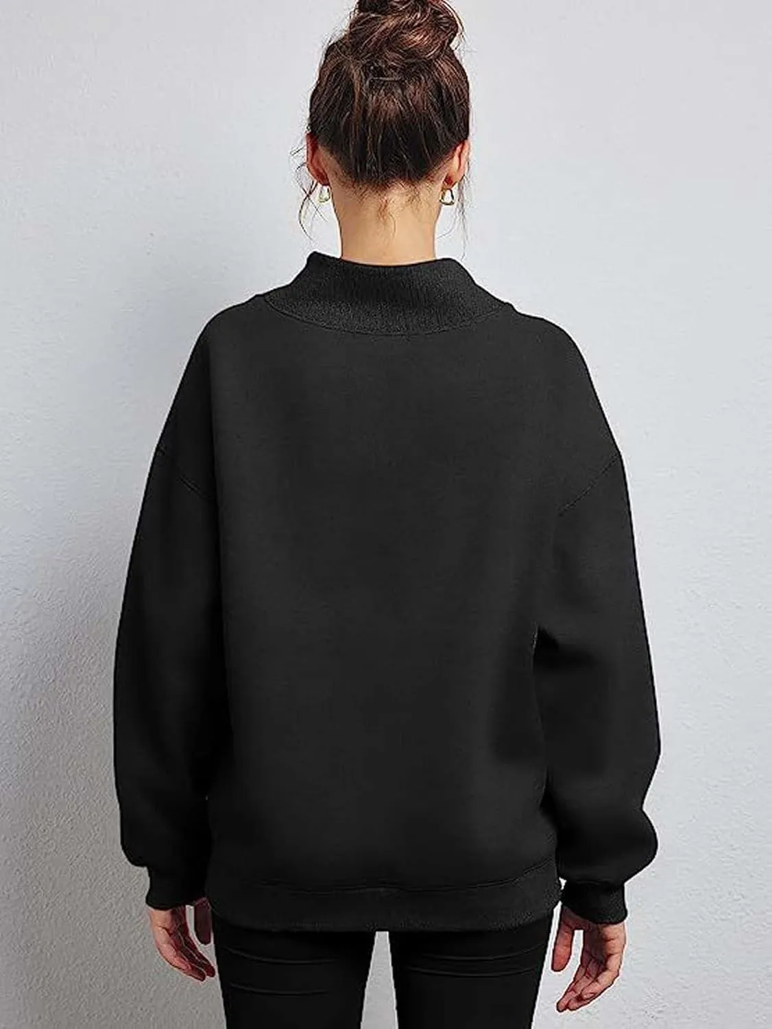 Womens Oversized Sweatshirts Turtleneck Long Sleeve Pullover Hoodies Tops Fall Outfits 2023 Clothes