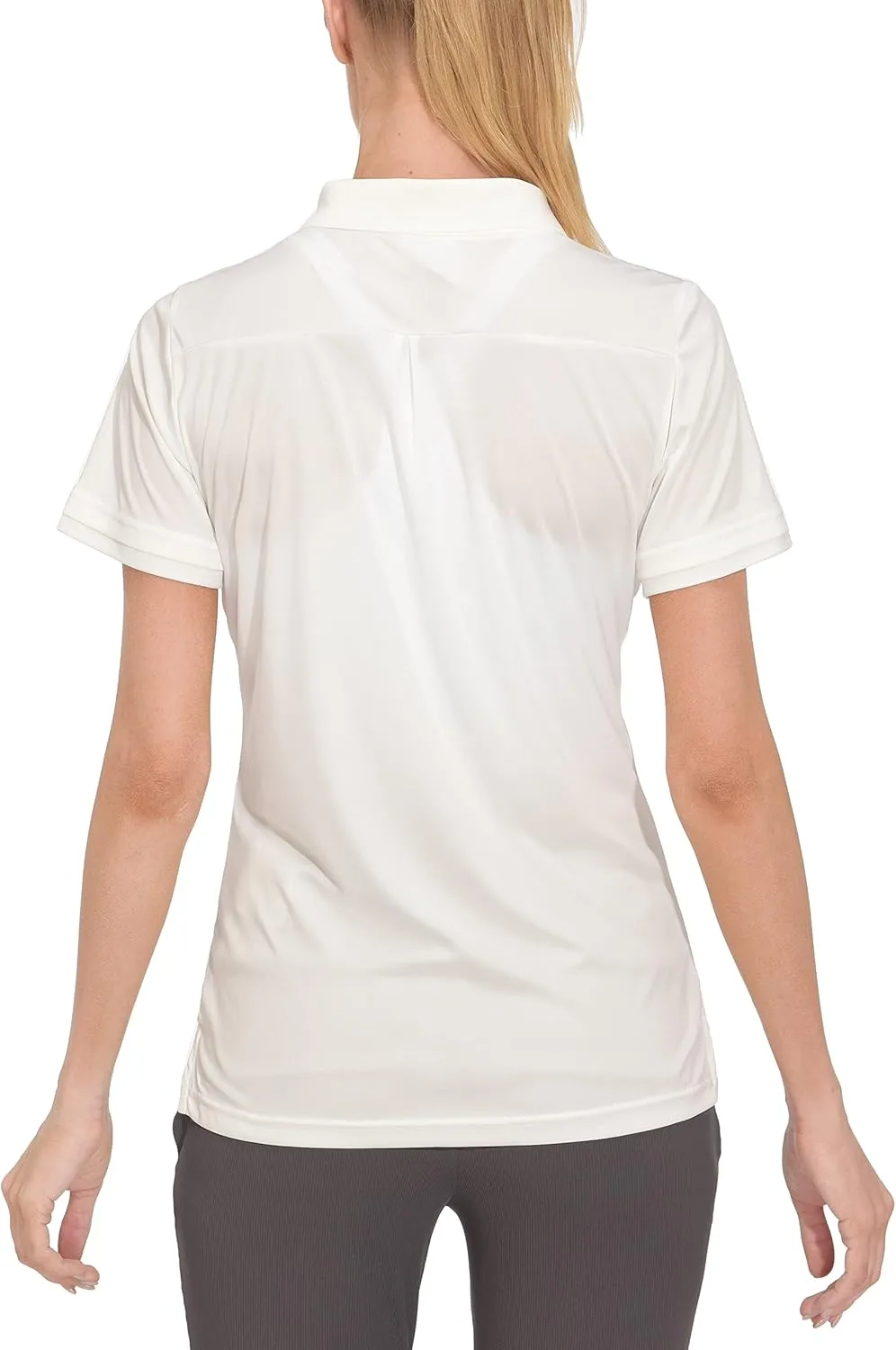 Women's Quick Dry Polo Shirt Short Sleeve Golf Shirt Stretch UV Protection Sports T-Shirt