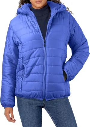 Womens Temperament Thicken Winter Puffer Coats Hooded Pocket Zipper Daily Outdoor Down Coat Casual Warm Fitted Overcoat