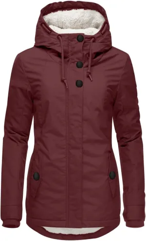 Women's Thickened Down Jacket Coats Fleece Lined Warm Parka4 Hooded Jacket 2024 Winter Outerwear