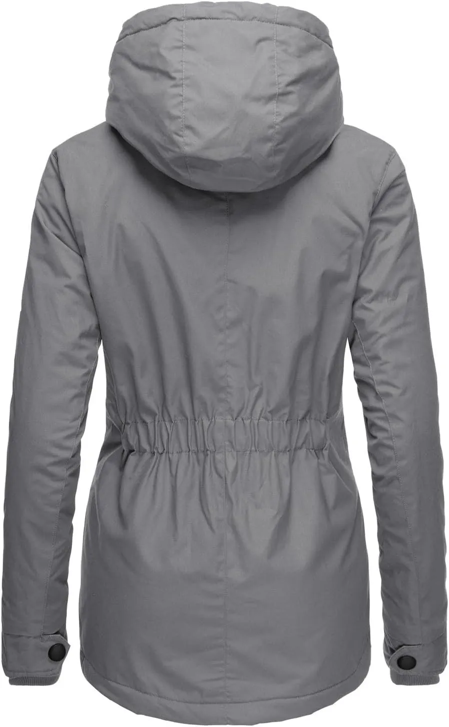Women's Thickened Down Jacket Coats Fleece Lined Warm Parka4 Hooded Jacket 2024 Winter Outerwear