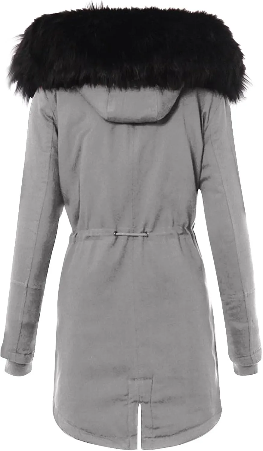 Women's Thickened Down Jacket Coats Fleece Lined Warm Parka8 Hooded Jacket 2024 Winter Outerwear