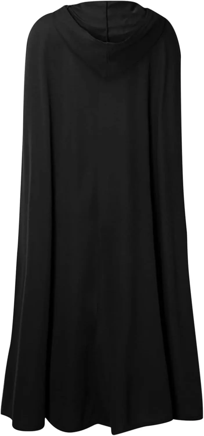 yardsong Cloak Jackets for Women 2024 Fall Winter Fashion Wool Blend Hooded Cape Poncho Cloak Coat Long Trench Coats