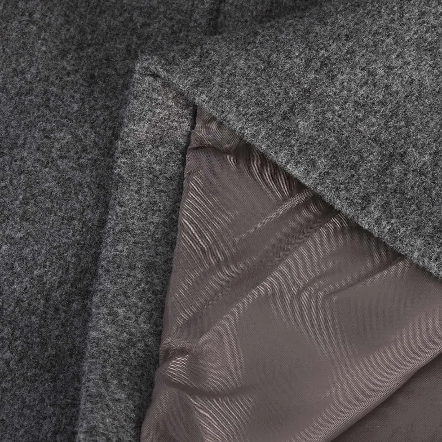 YRAETENM Trench Coats for Women Single Breasted Label Mid Length Overcoat Business Casual Wool Pea Coat Fall Winter Outwear
